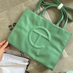 SOLD: BRAND NEW - Telfar Medium Shopping Bag - Sage